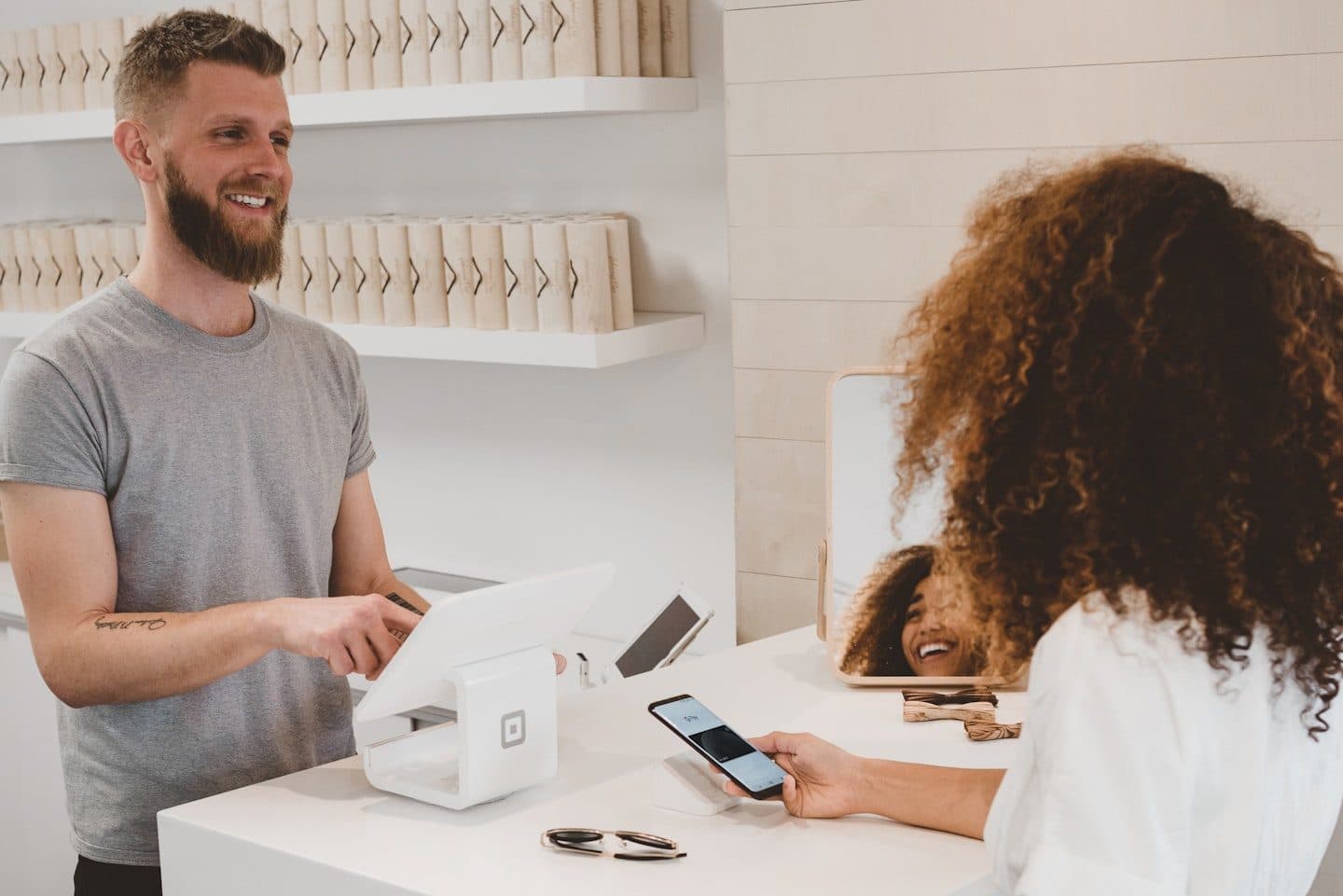 Digital payment reconciliation on a phone and laptop